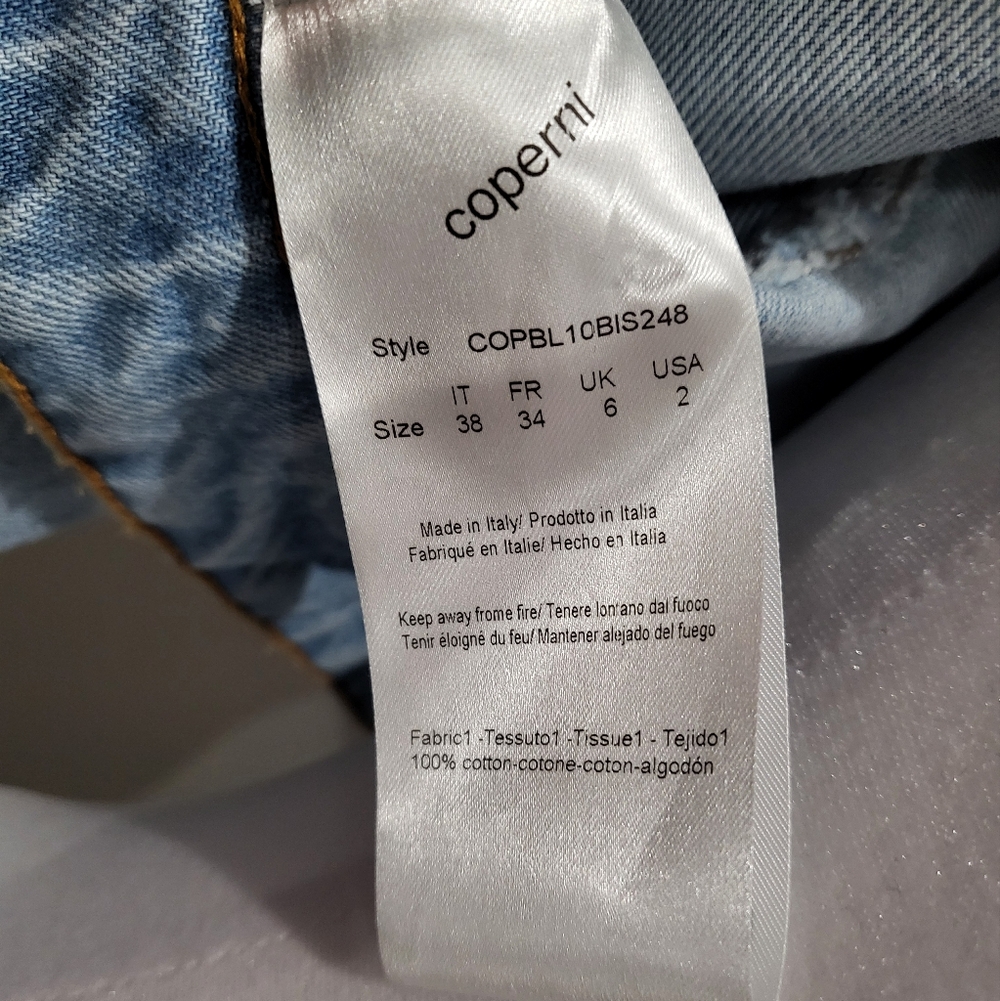 Coperni Sky Blue Denim Jacket - Picture 8 of 9